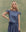 The Super Bloom Eyelet Top. -- Vintage Blue