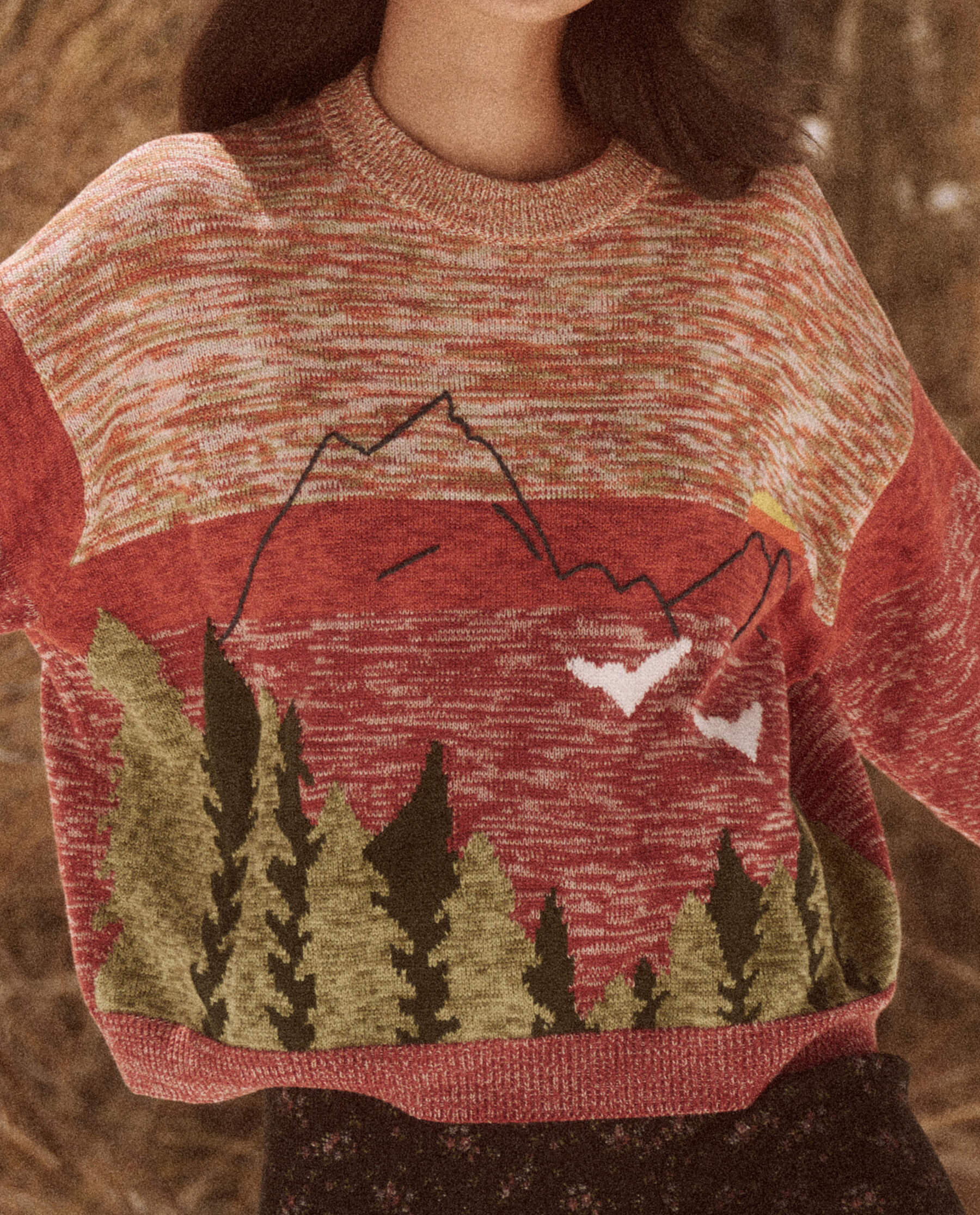 The Outpost Pullover. -- Russet SWEATERS THE GREAT. FALL 23 TGO SALE