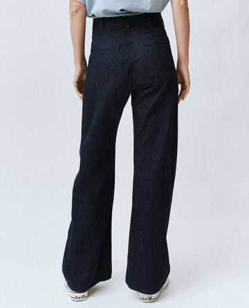 The Dock Jean. -- Rinse Wash DENIM BOTTOMS THE GREAT. FALL 23 AUGUST CAP