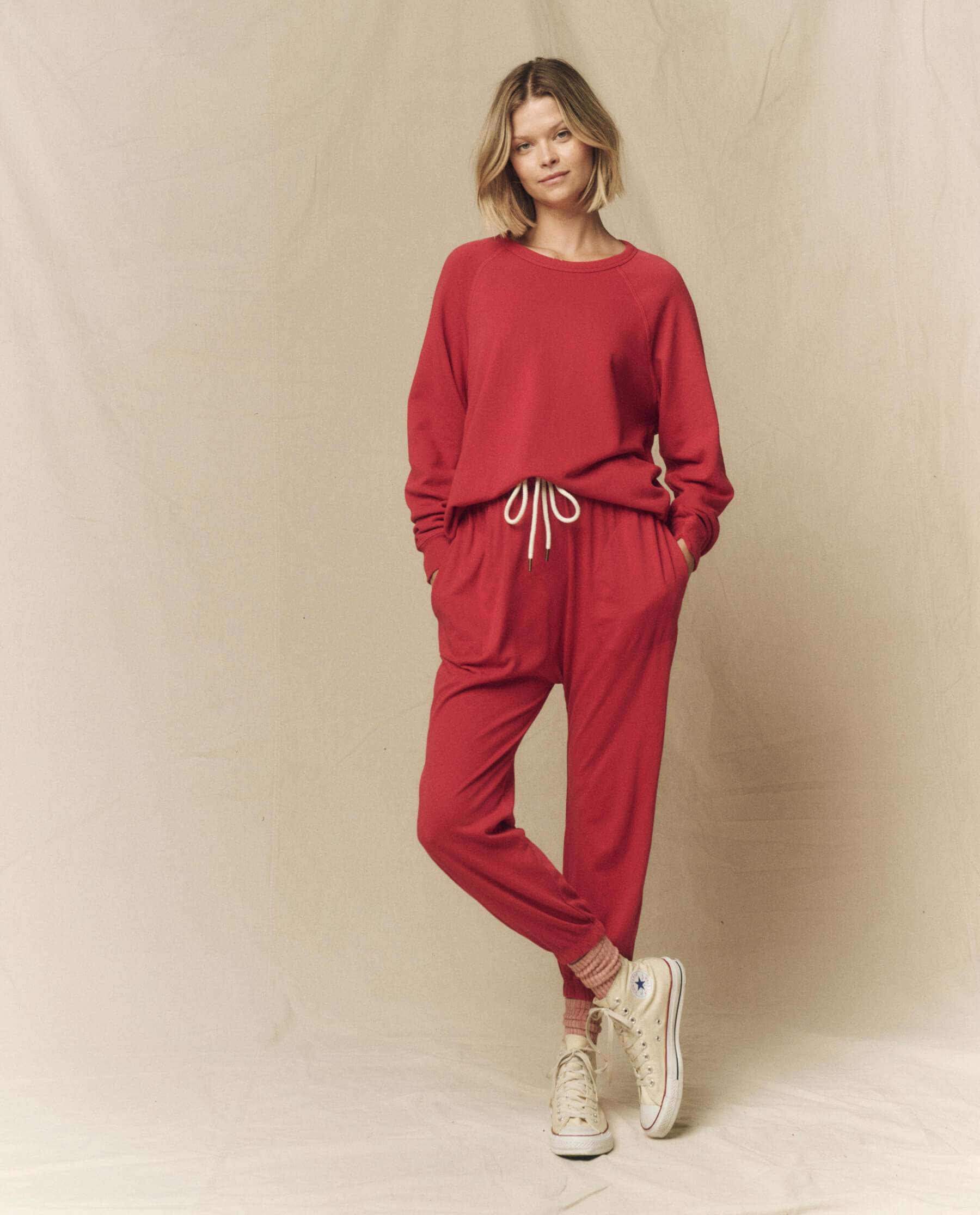 The Jersey Jogger Pant. -- Gemstone SWEATPANTS THE GREAT. FALL 23 KNITS