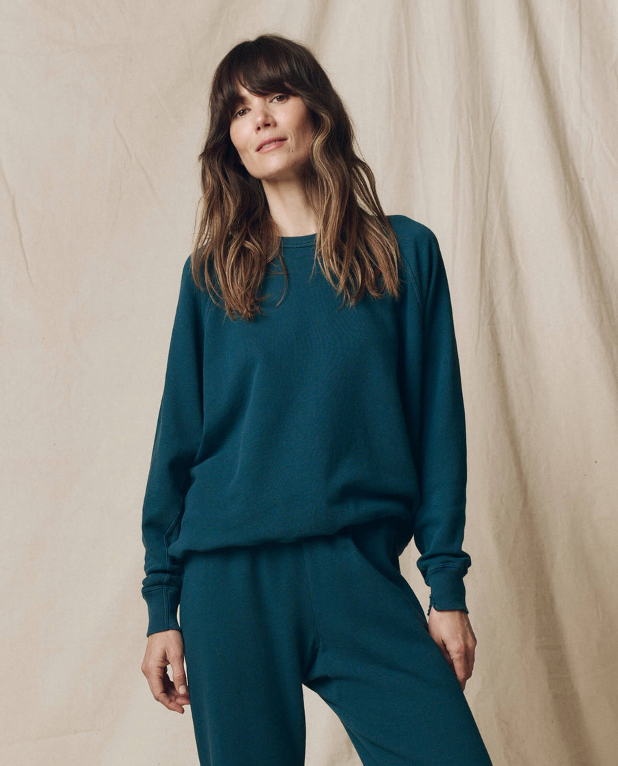 The College Sweatshirt. Solid -- Dark Slate