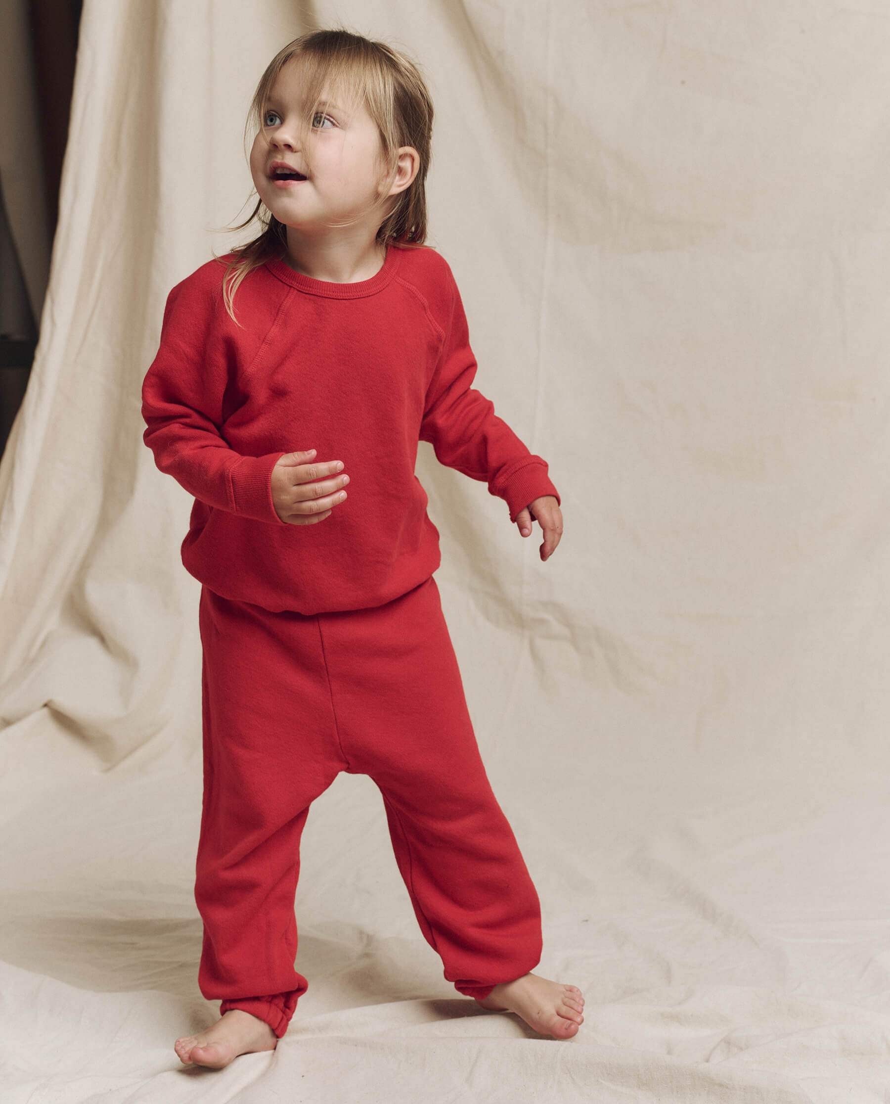 The Little Stadium Sweatpant. Solid -- Campfire SWEATPANTS THE GREAT. FALL 24 LITTLE