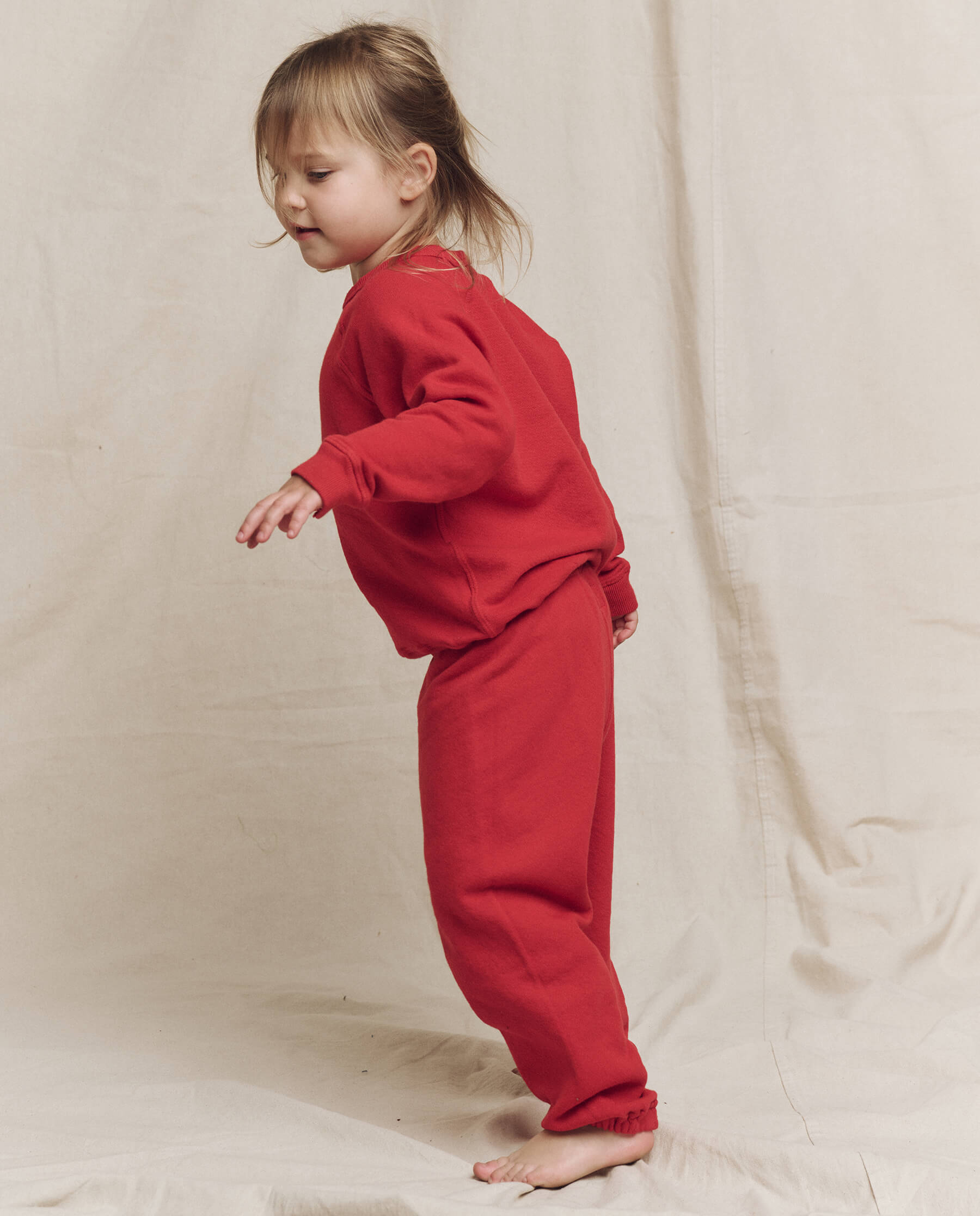 The Little Stadium Sweatpant. Solid -- Campfire SWEATPANTS THE GREAT. FALL 24 LITTLE