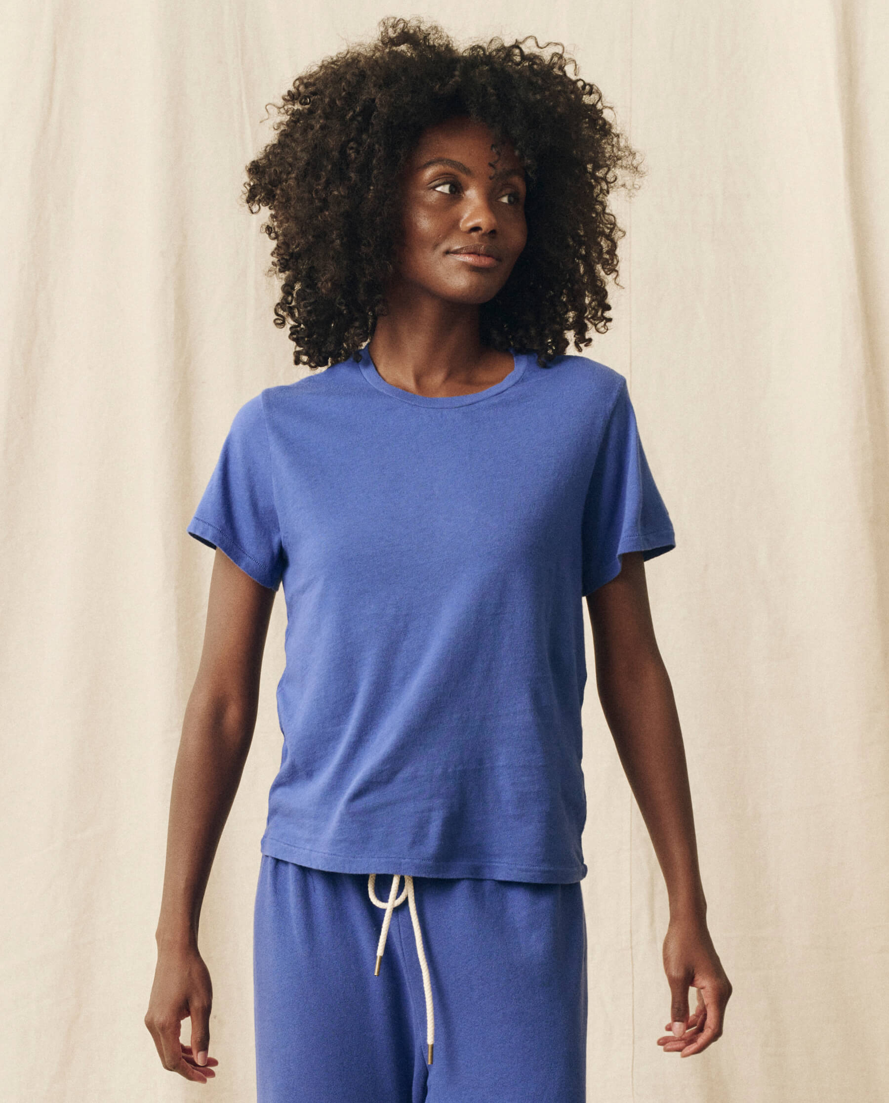 The Little Tee. Solid -- Cambridge Blue