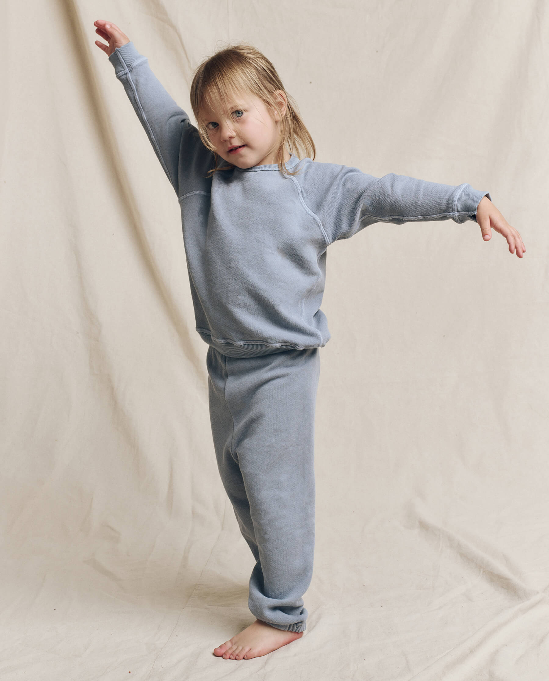 The Little Stadium Sweatpant. Solid -- Big Sky SWEATPANTS THE GREAT. FALL 24 LITTLE