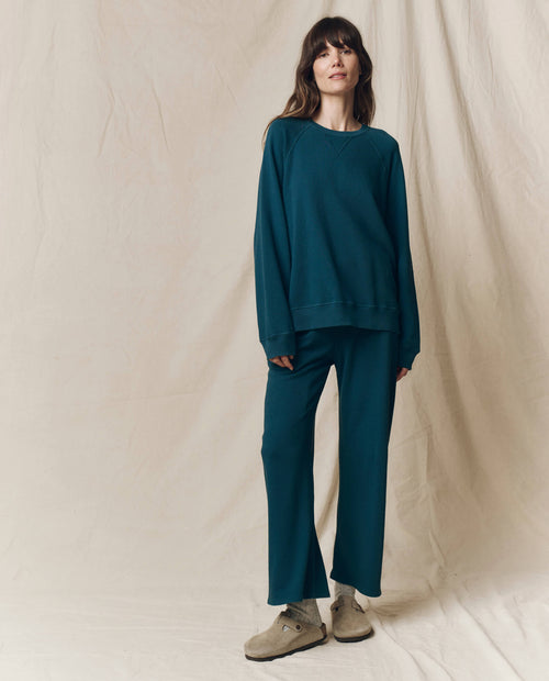 The Slouch Sweatshirt. Solid -- Dark Slate