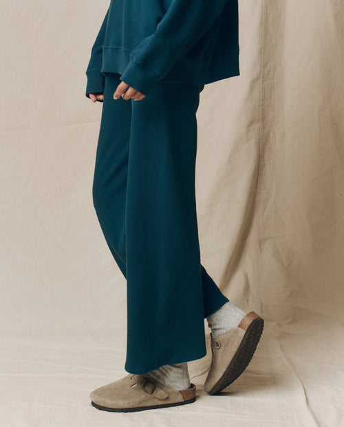 The Lap Sweatpant. Solid -- Dark Slate