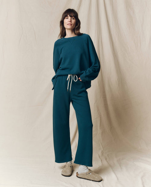 The Lap Sweatpant. Solid -- Dark Slate