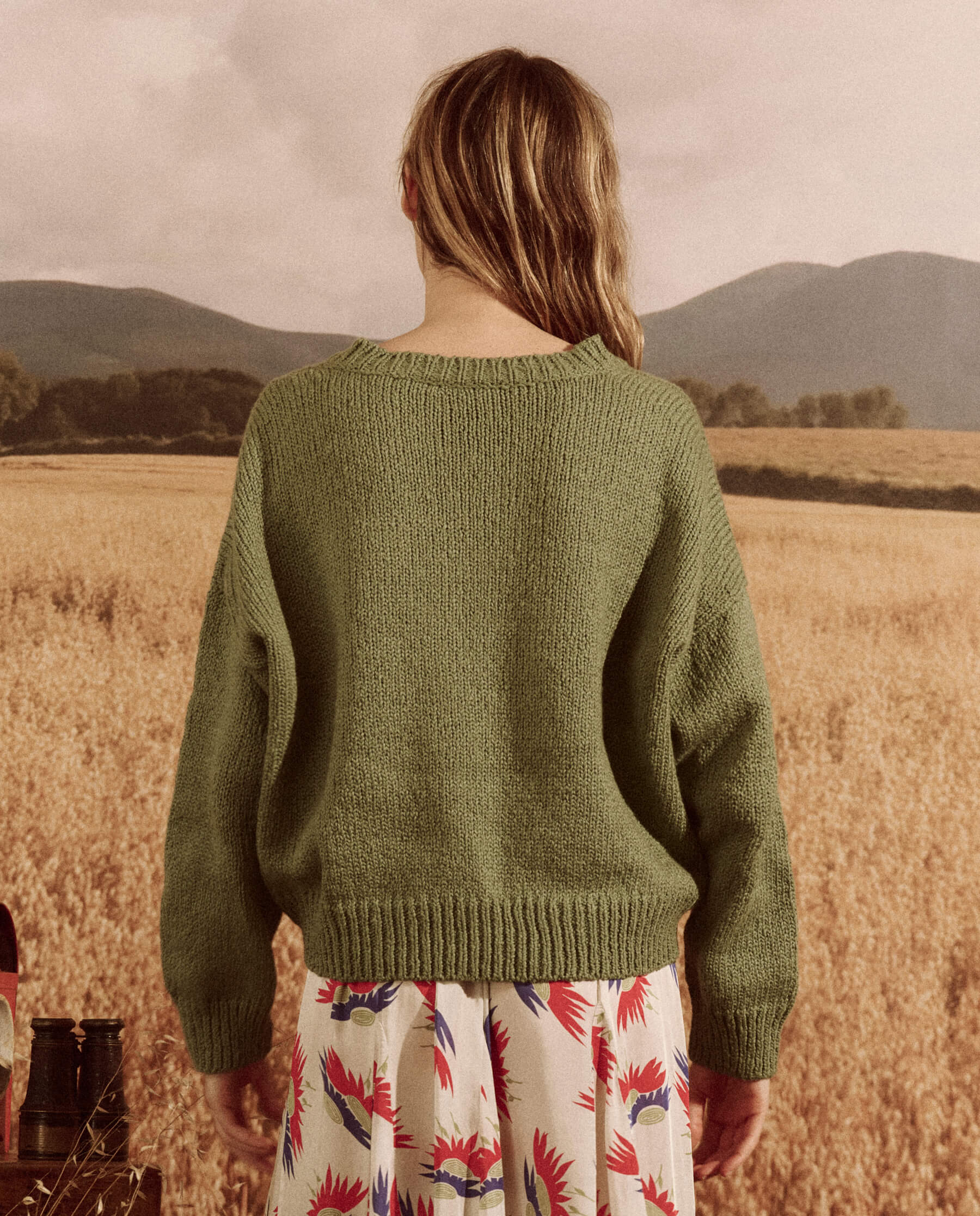 The Lace Up Pullover. -- Dried Basil