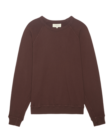 The Men's College Sweatshirt. -- Toasted Walnut SWEATSHIRTS THE GREAT. FALL 24 MEN