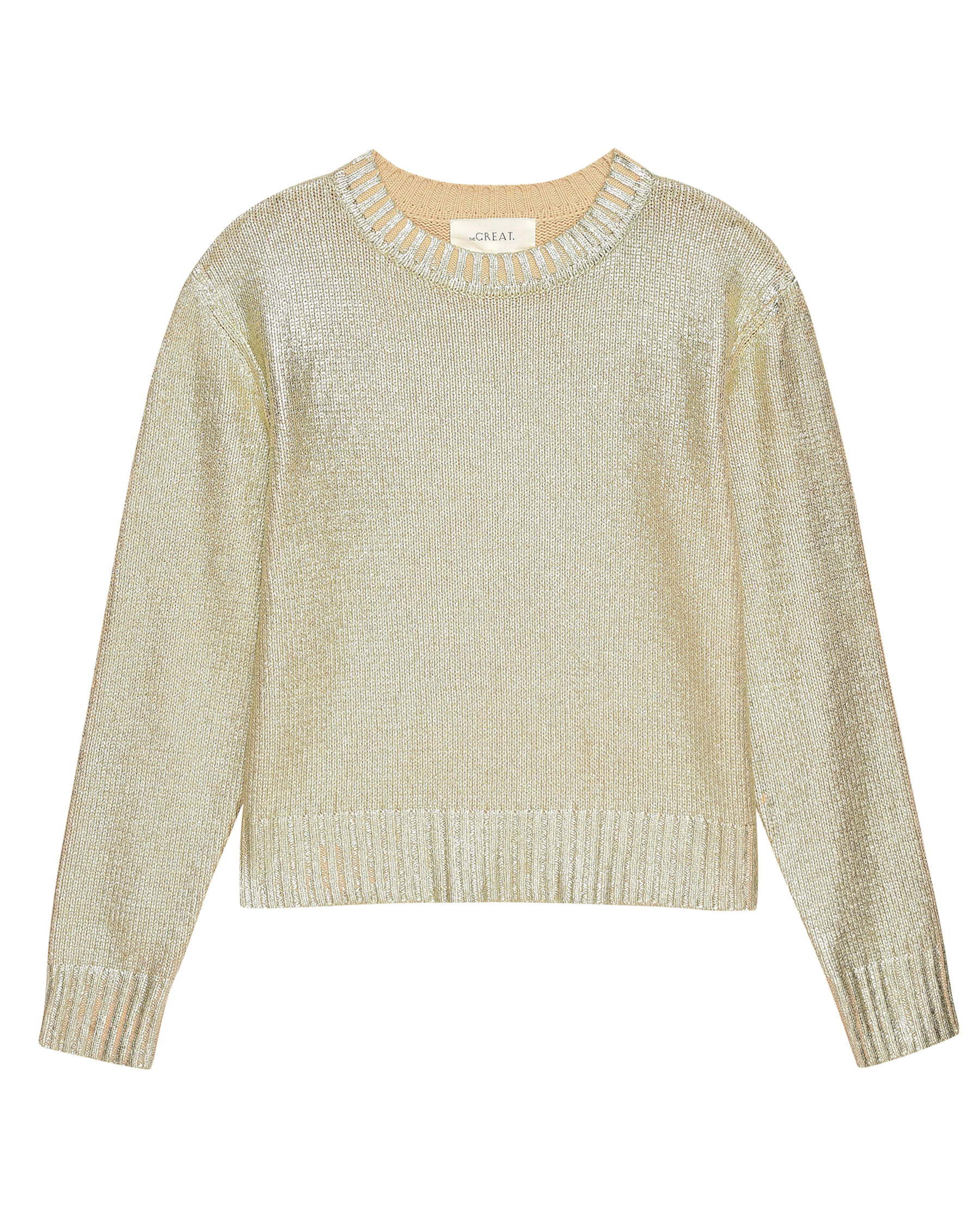 The Shrunken Pullover. -- Shimmer SWEATERS THE GREAT. HOL 23 D1 SALE