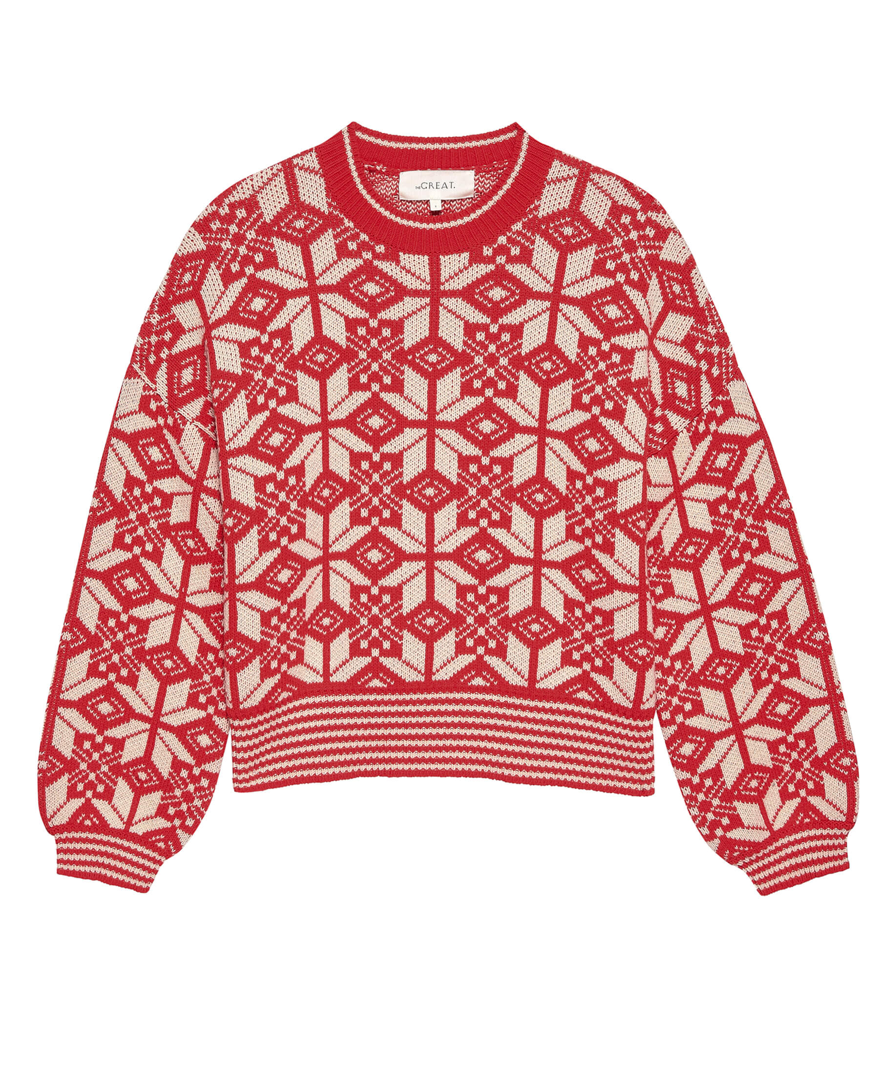 The Snowflake Pullover. -- Alpine Spice SWEATERS THE GREAT. HOL 23 D1 SALE