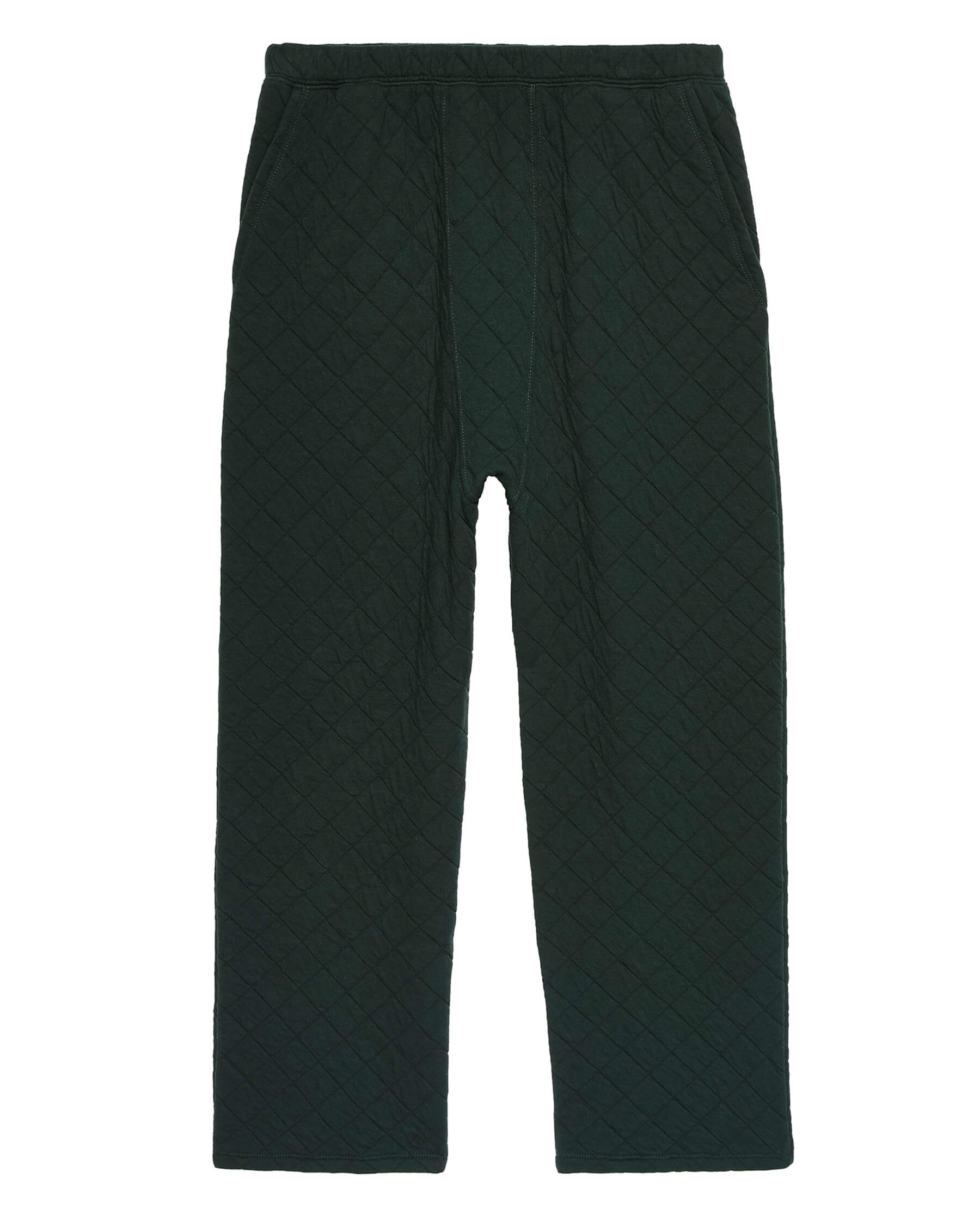 The Quilted Pajama Pant. -- Pine