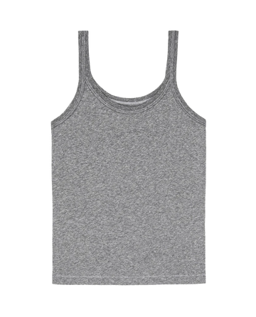 The Slim Tank. Solid -- Heather Grey TANK TOPS THE GREAT. SP23 CORE KNITS