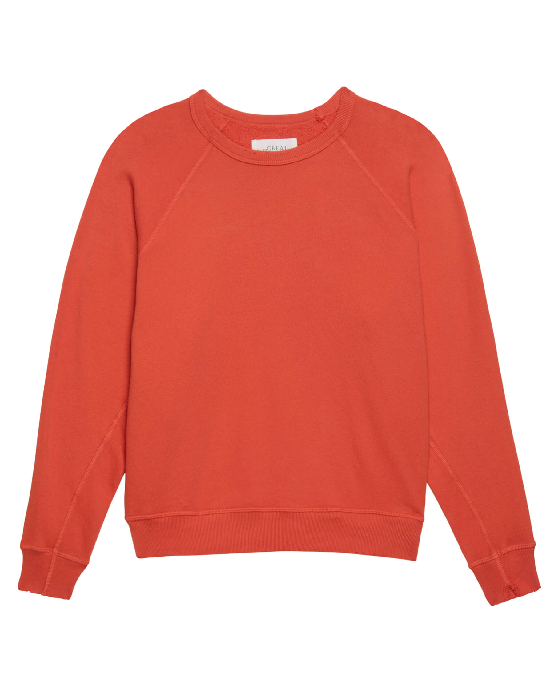 The College Sweatshirt. Solid -- Heirloom Tomato