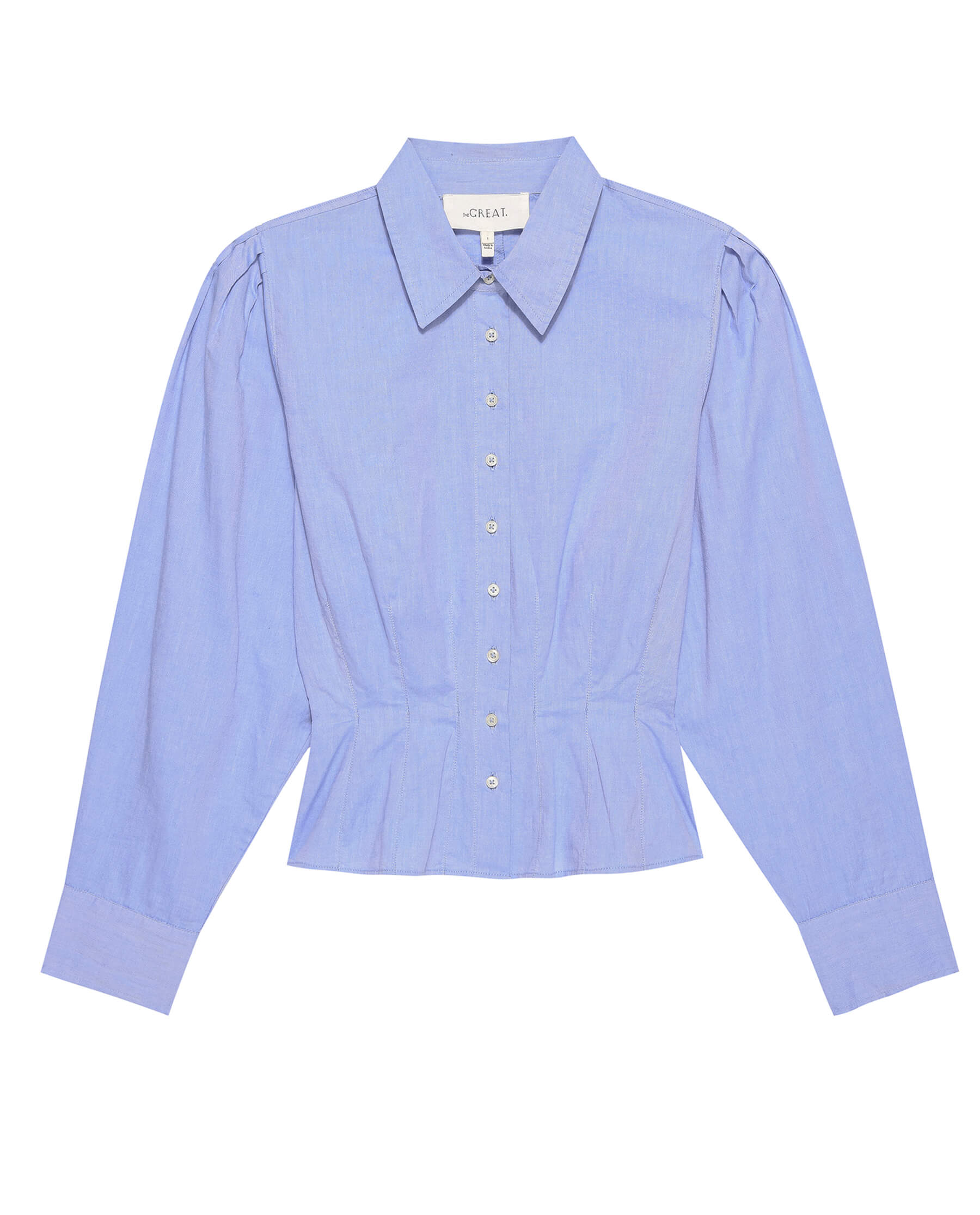 The Honor Top. -- Blue Oxford SHIRTS THE GREAT. HOL 23 D1 SALE