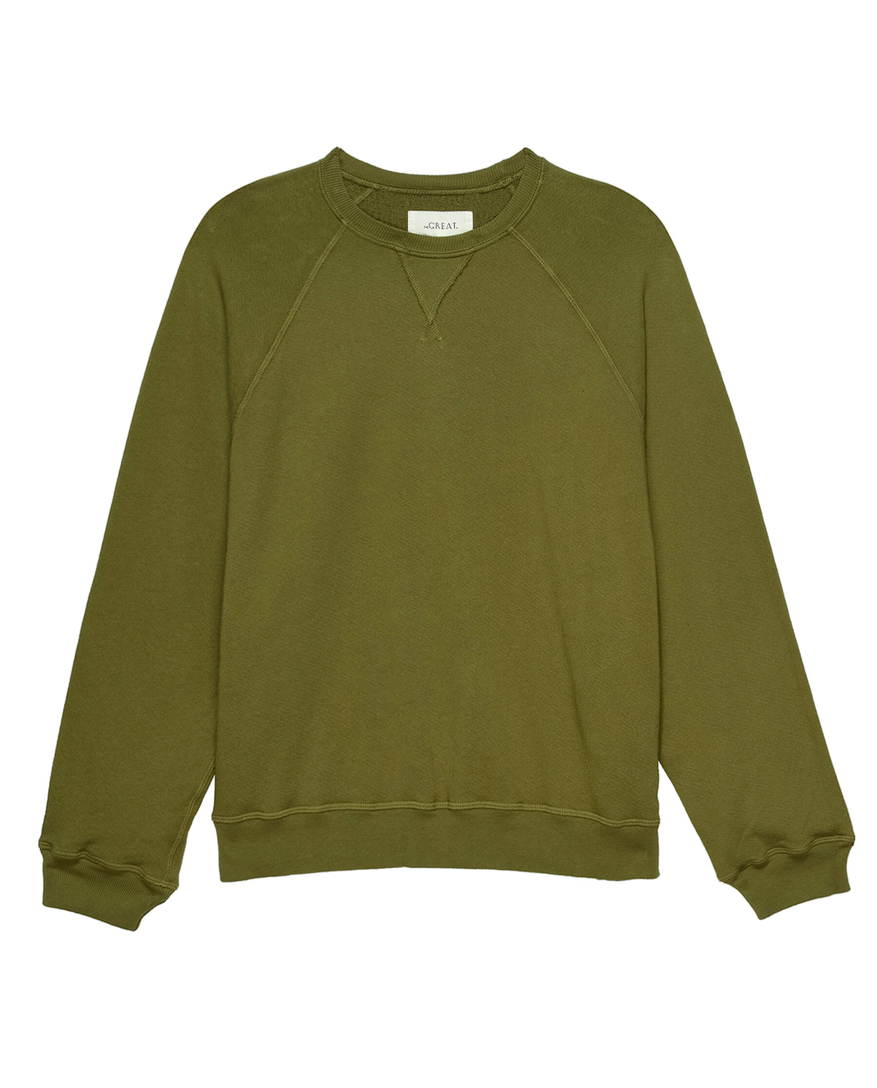 The Slouch Sweatshirt. Solid -- Fir Green