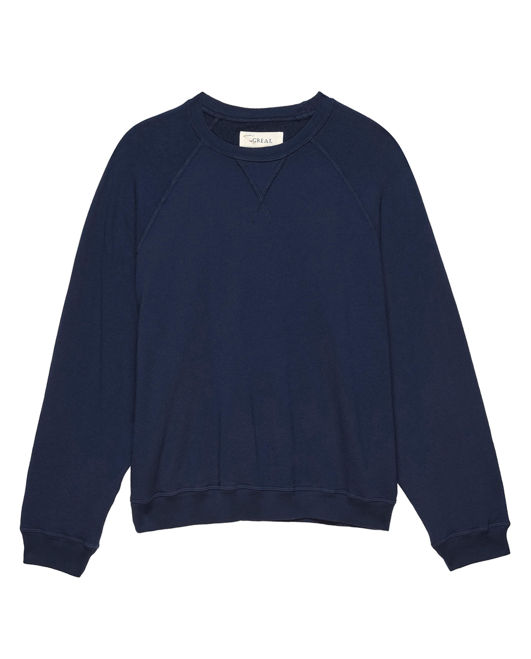The Slouch Sweatshirt. Solid -- True Navy SWEATSHIRTS THE GREAT. FALL 23 KNITS