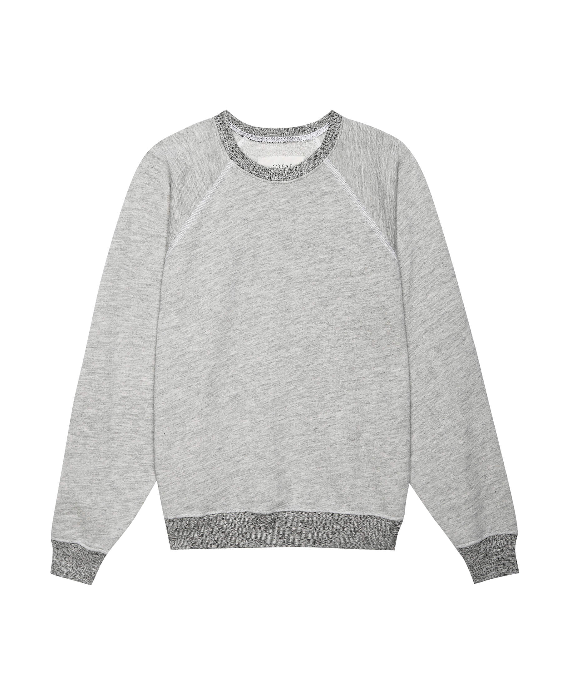 The Shrunken Sweatshirt. -- Soft Heather Grey