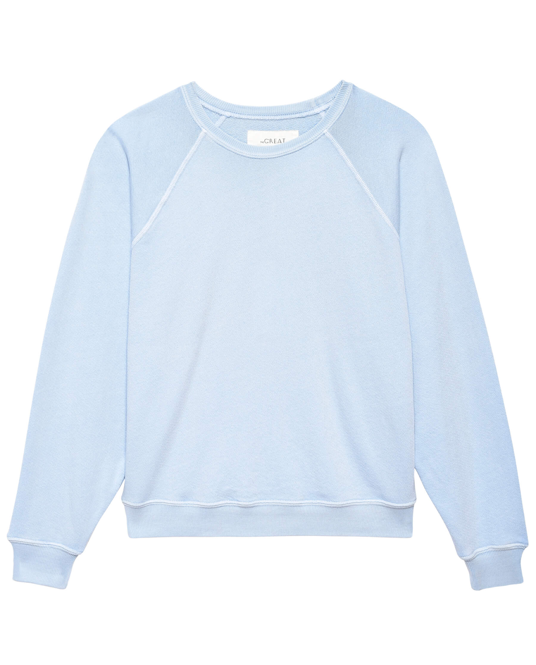 The Shrunken Sweatshirt. Solid -- Bluebell