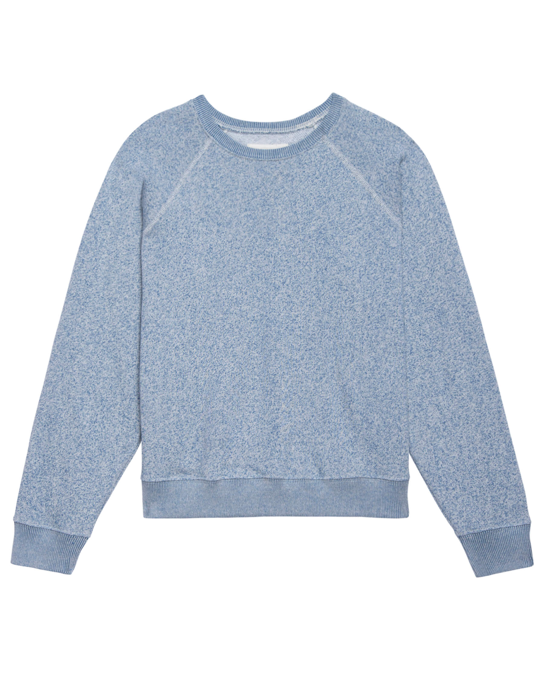 The Shrunken Sweatshirt. -- Heathered Coastline Blue
