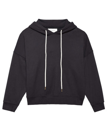 The Teammate Hoodie. Solid -- Almost Black SWEATSHIRTS THE GREAT. PS24 LOFTY KNITS
