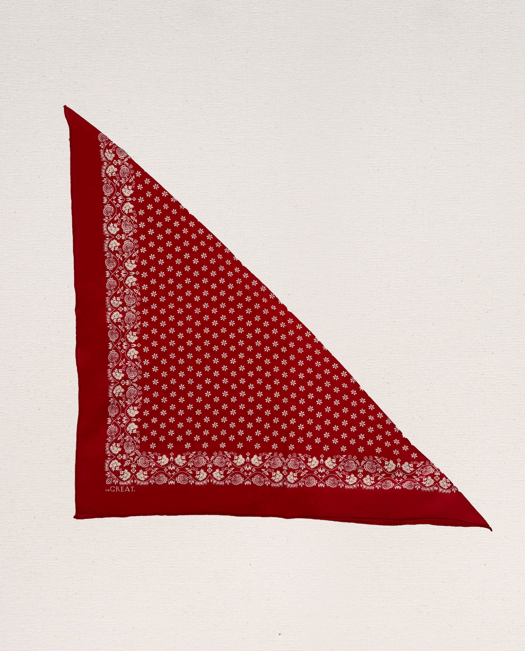 The Bandana. -- Small -- Bright Red BANDANAS THE GREAT. SP24 D2