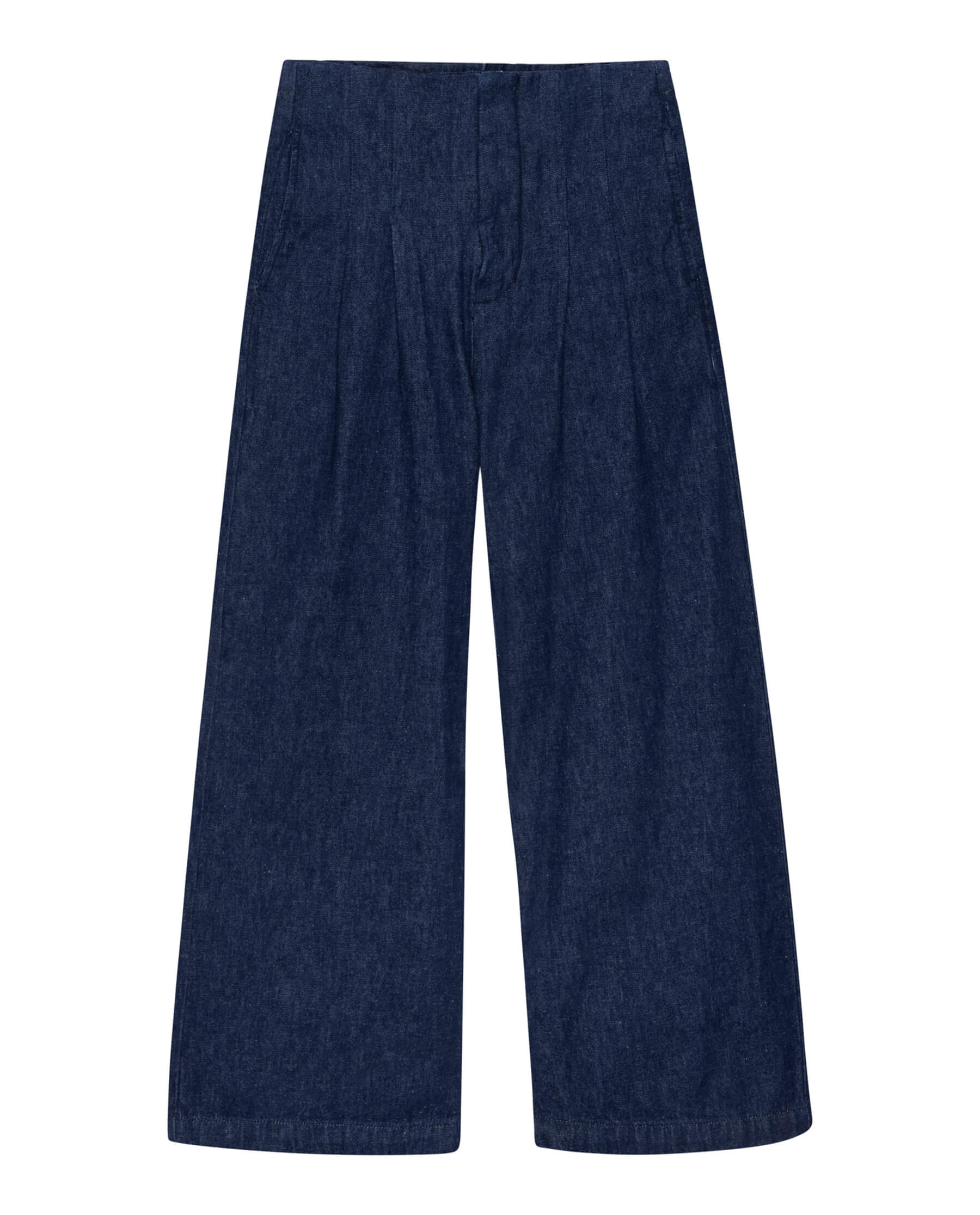 The Sculpted Trouser. -- Rinse Wash DENIM BOTTOMS THE GREAT. SP24 D2