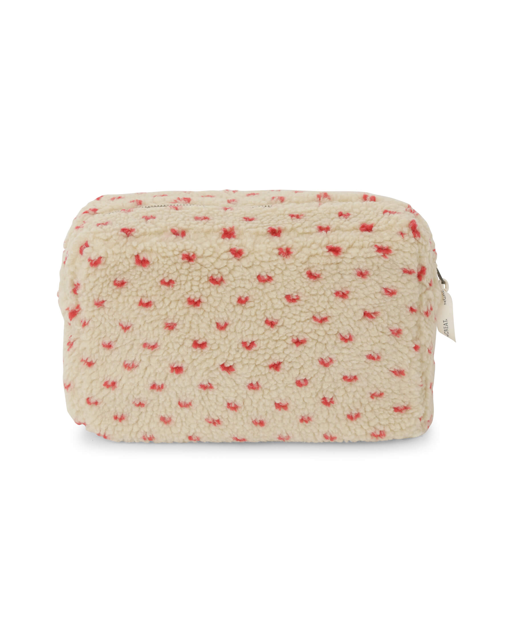 The Sherpa Pouch. -- Oat with Red