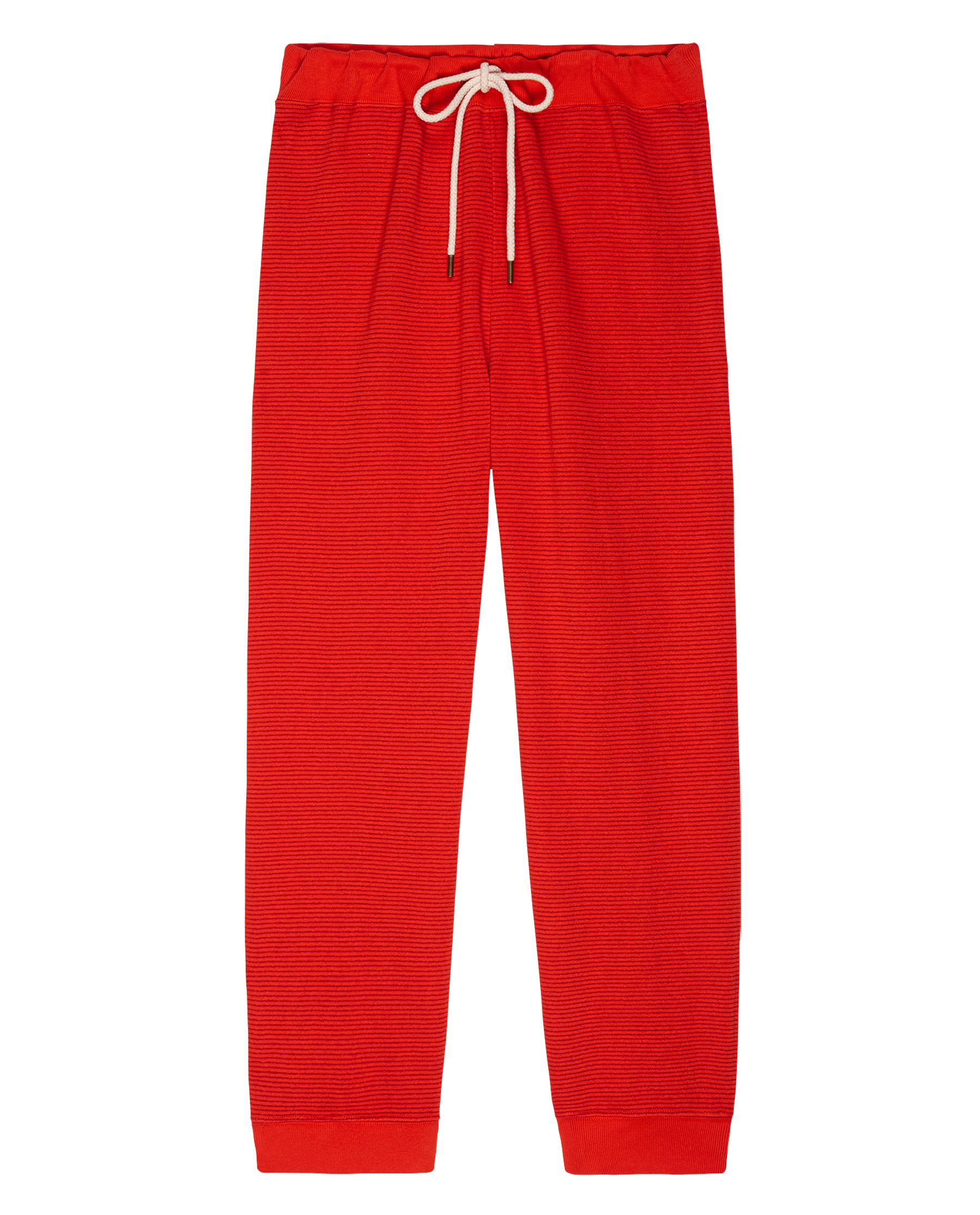 The Lantern Pant. -- Hot Red Overdyed Stripe BOTTOMS THE GREAT. FALL 24 D1