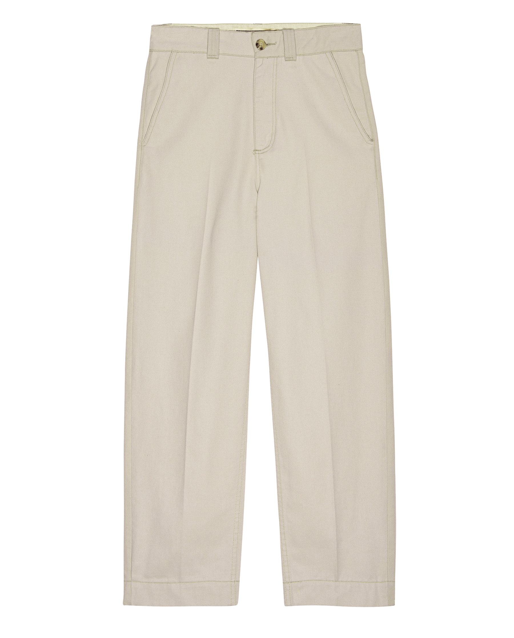 The Chino Pant. -- Sand BOTTOMS THE GREAT. FALL 24 COLLECTORS