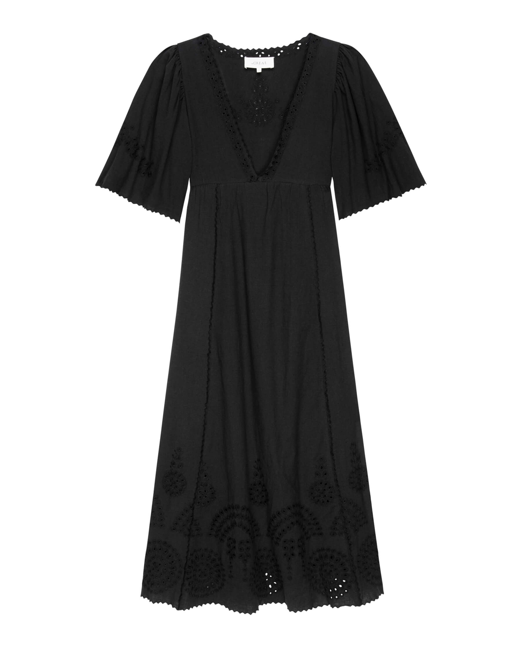 The Arbor Dress. -- Black DRESSES THE GREAT. SU24