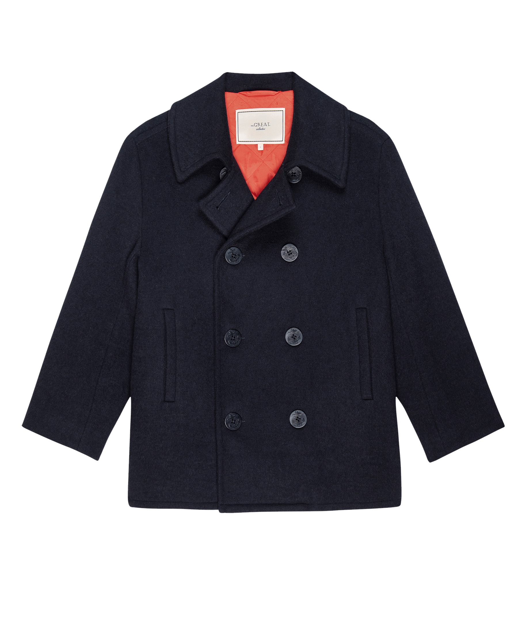 The Peacoat. -- Navy JACKET THE GREAT. FALL 24 COLLECTORS