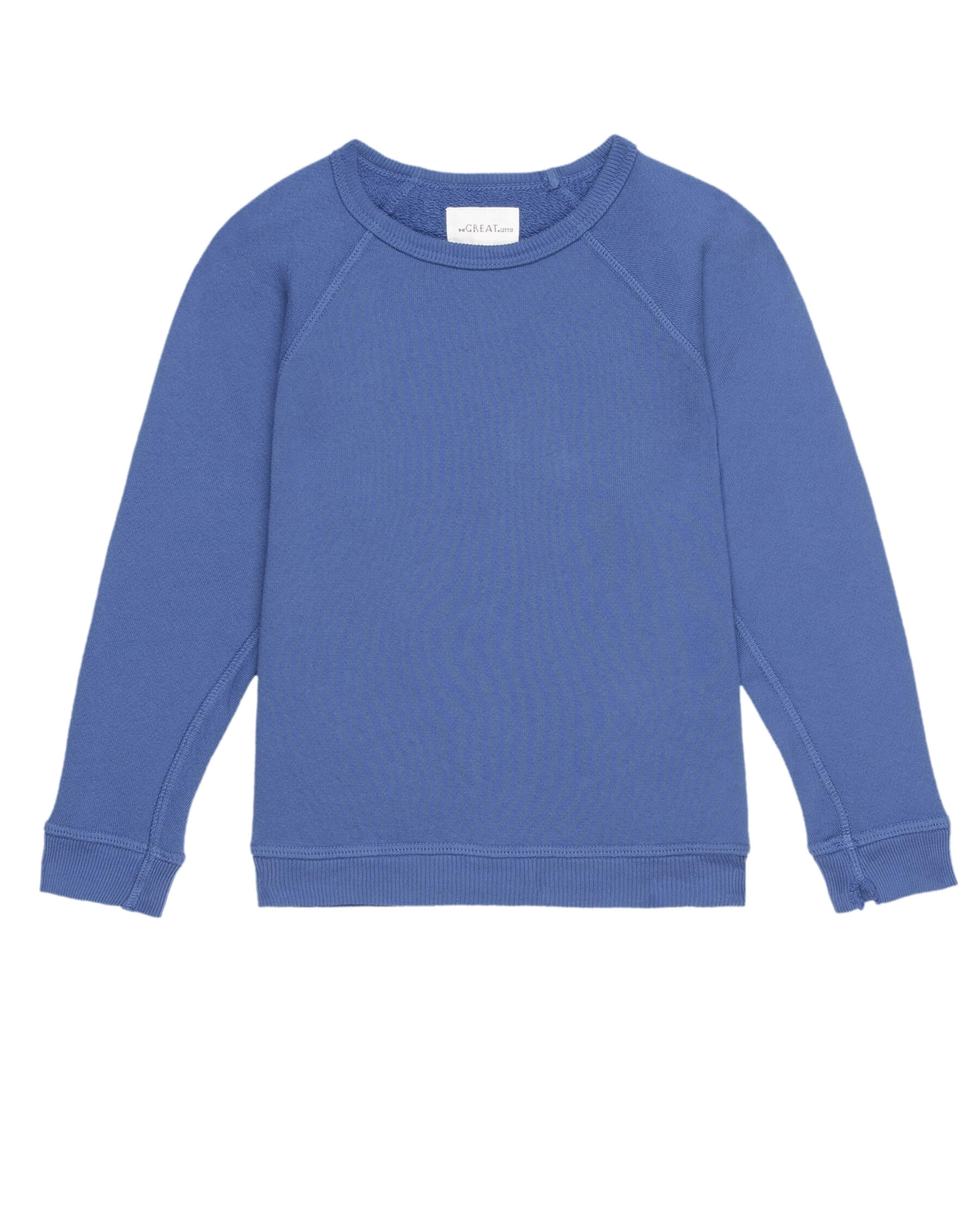 The Little College Sweatshirt. Solid -- Glacier Blue SWEATSHIRTS THE GREAT. HOL 23 LITTLE