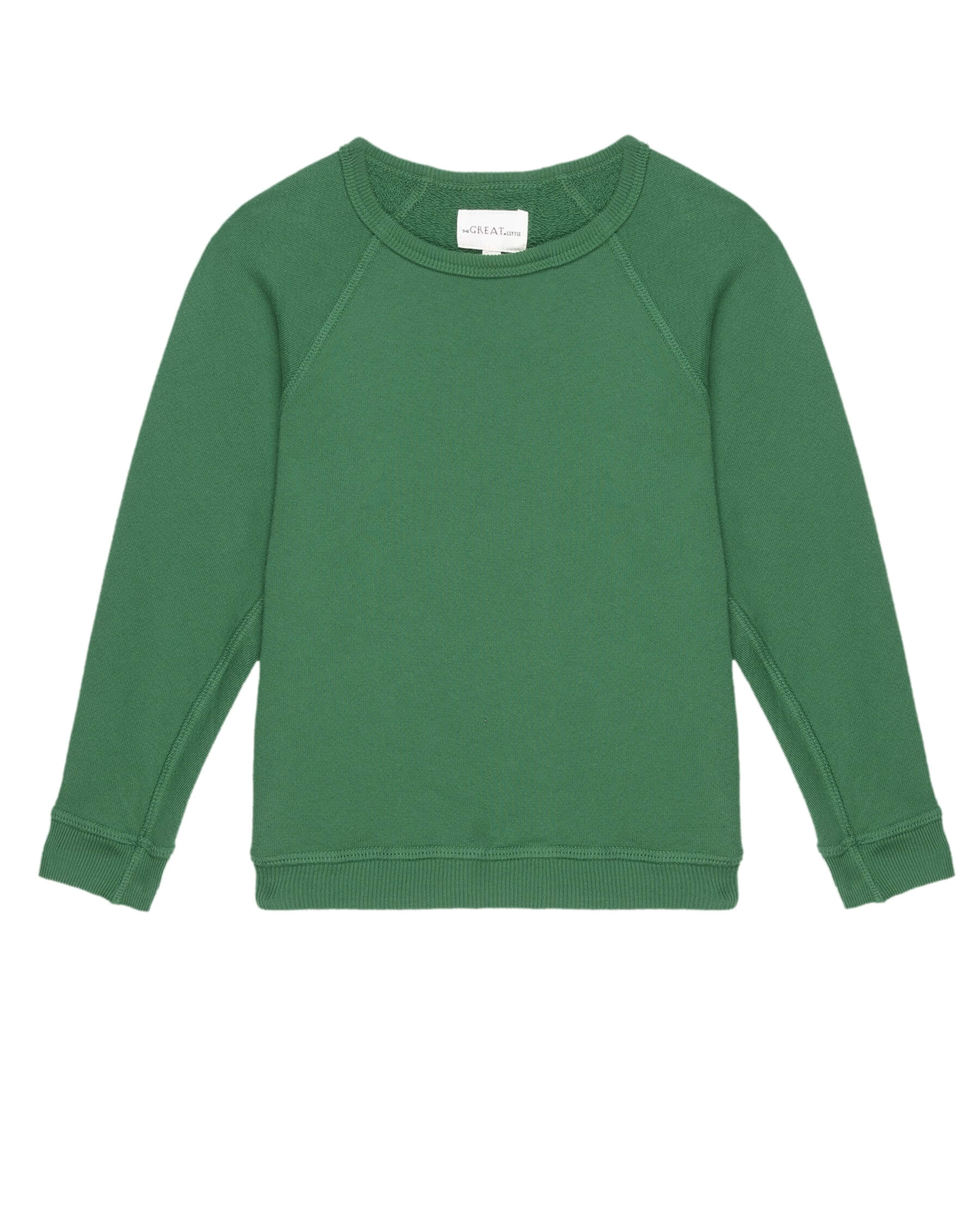 The Little College Sweatshirt. Solid -- Holly Leaf SWEATSHIRTS THE GREAT. HOL 23 LITTLE
