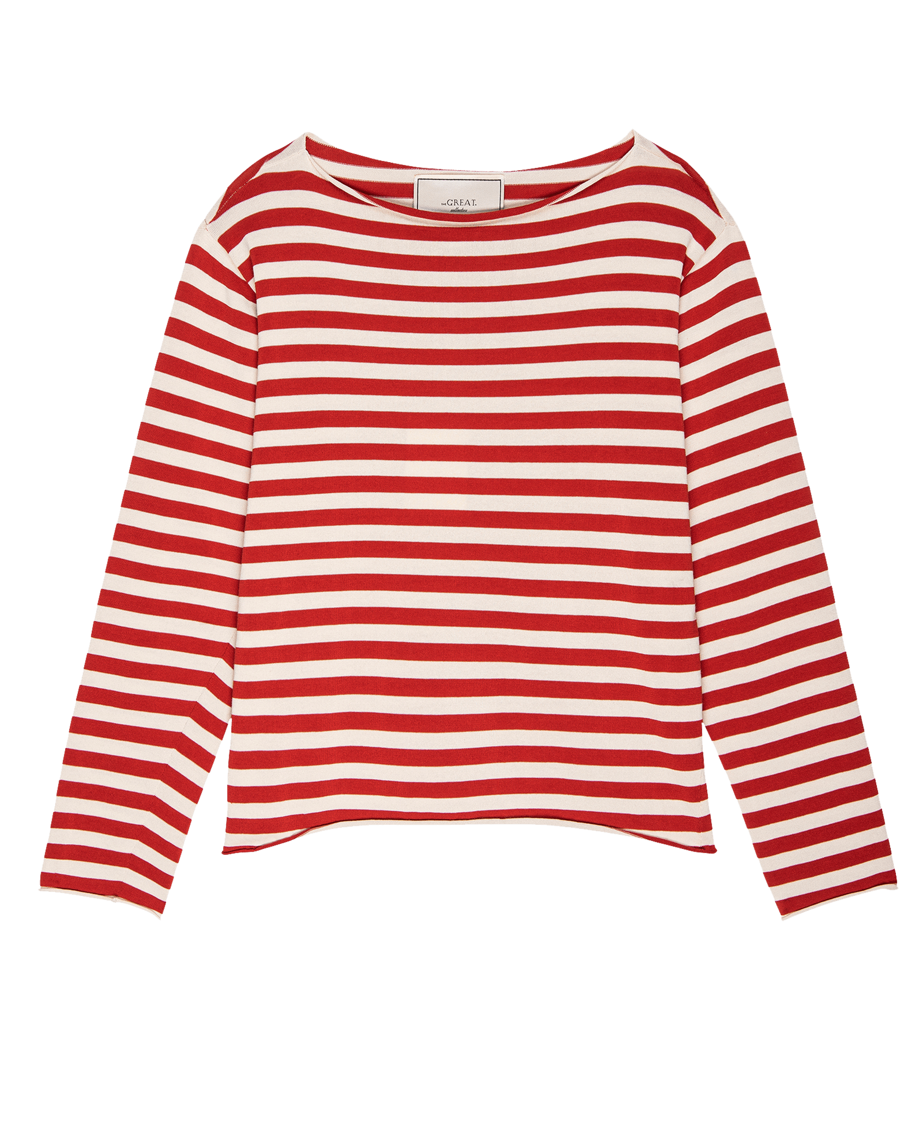 The Sailor Sweater. -- Maple Stripe SWEATERS THE GREAT. FALL 24 COLLECTORS