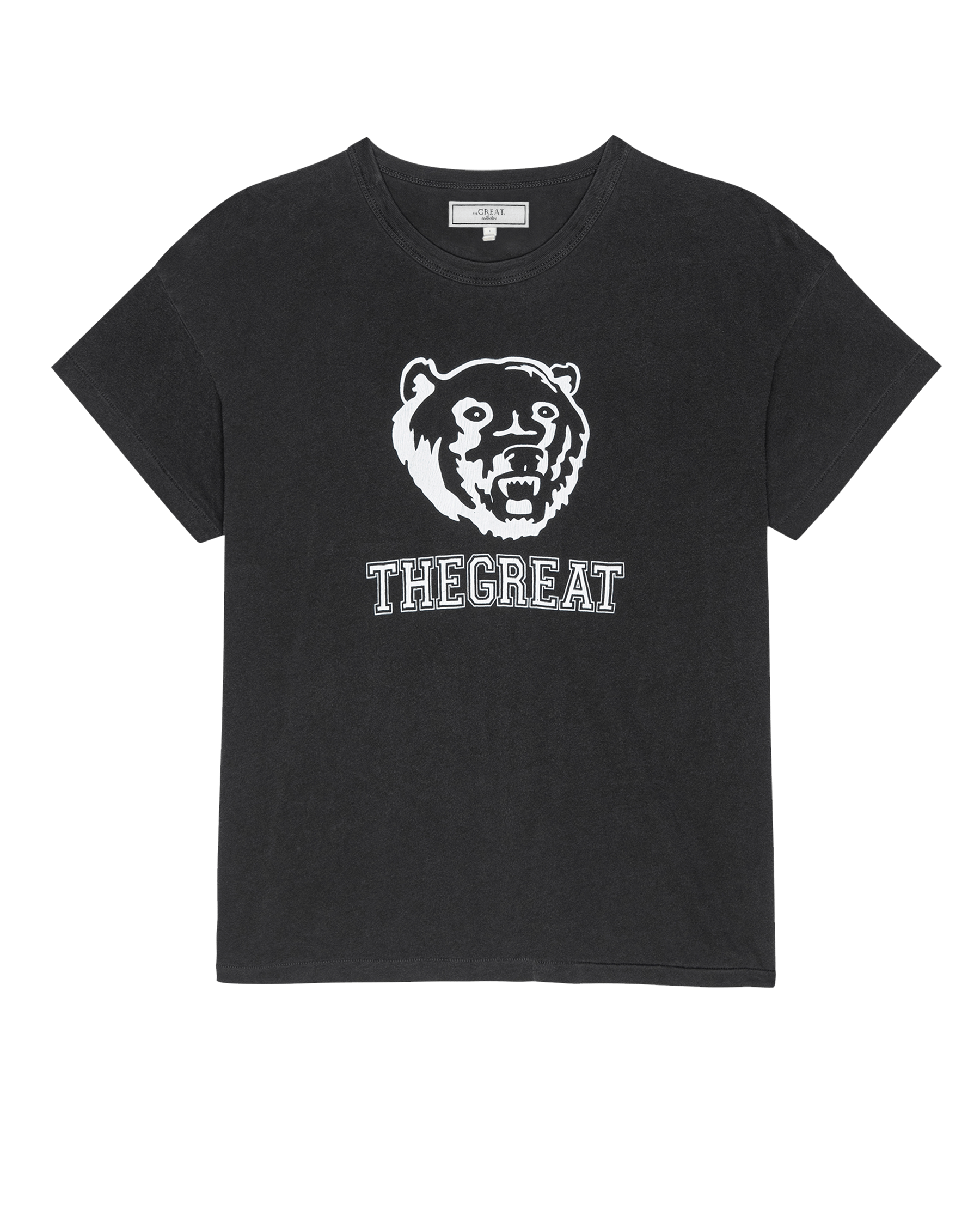 The Boxy Crew. Graphic -- Washed Black with Bear Graphic TEES THE GREAT. FALL 24 COLLECTORS