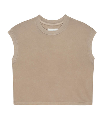 The Square Tee. Solid -- Khaki TEES THE GREAT. SU24 KNITS