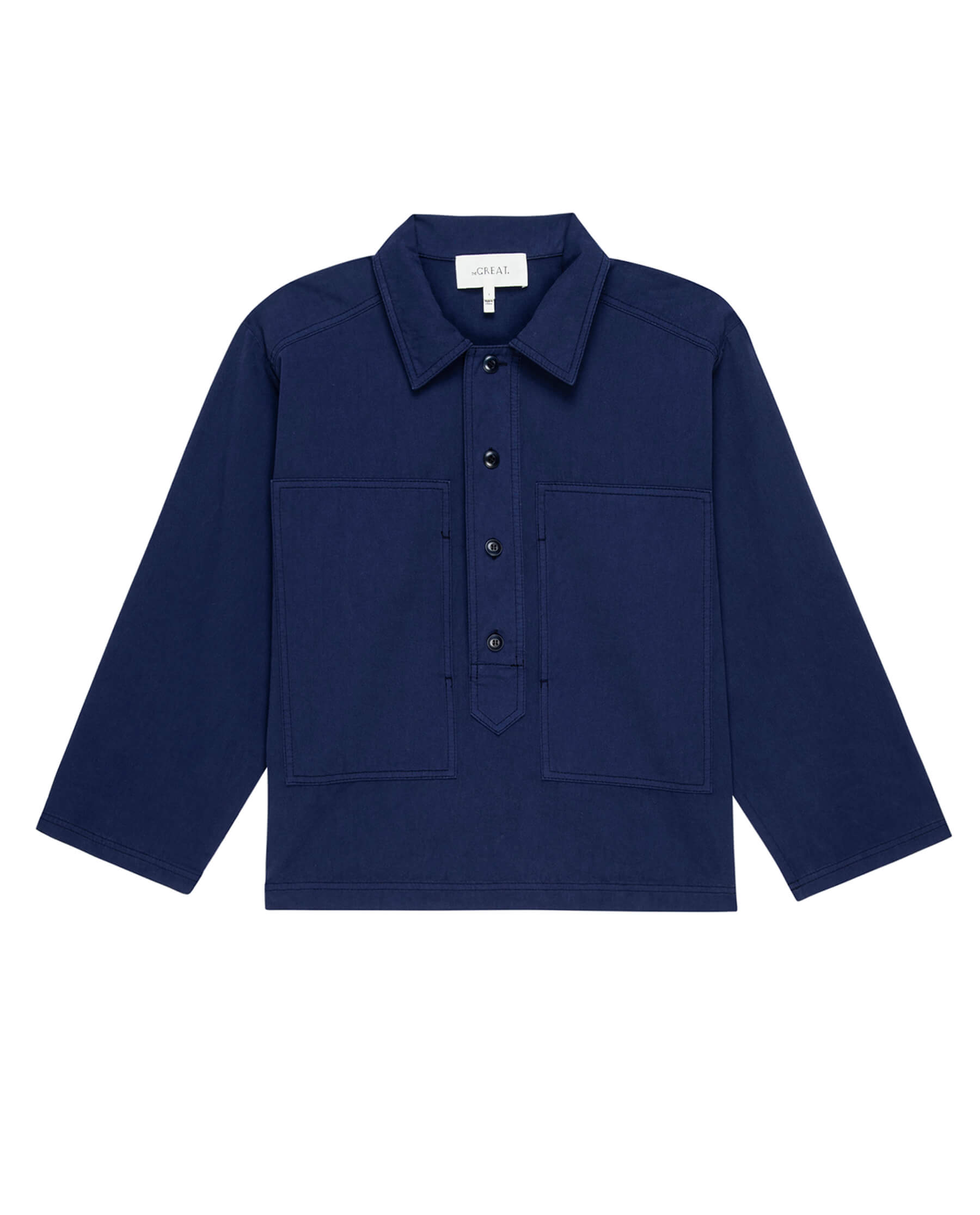 The Railway Shirt. -- French Blue SHIRTS THE GREAT. SU24