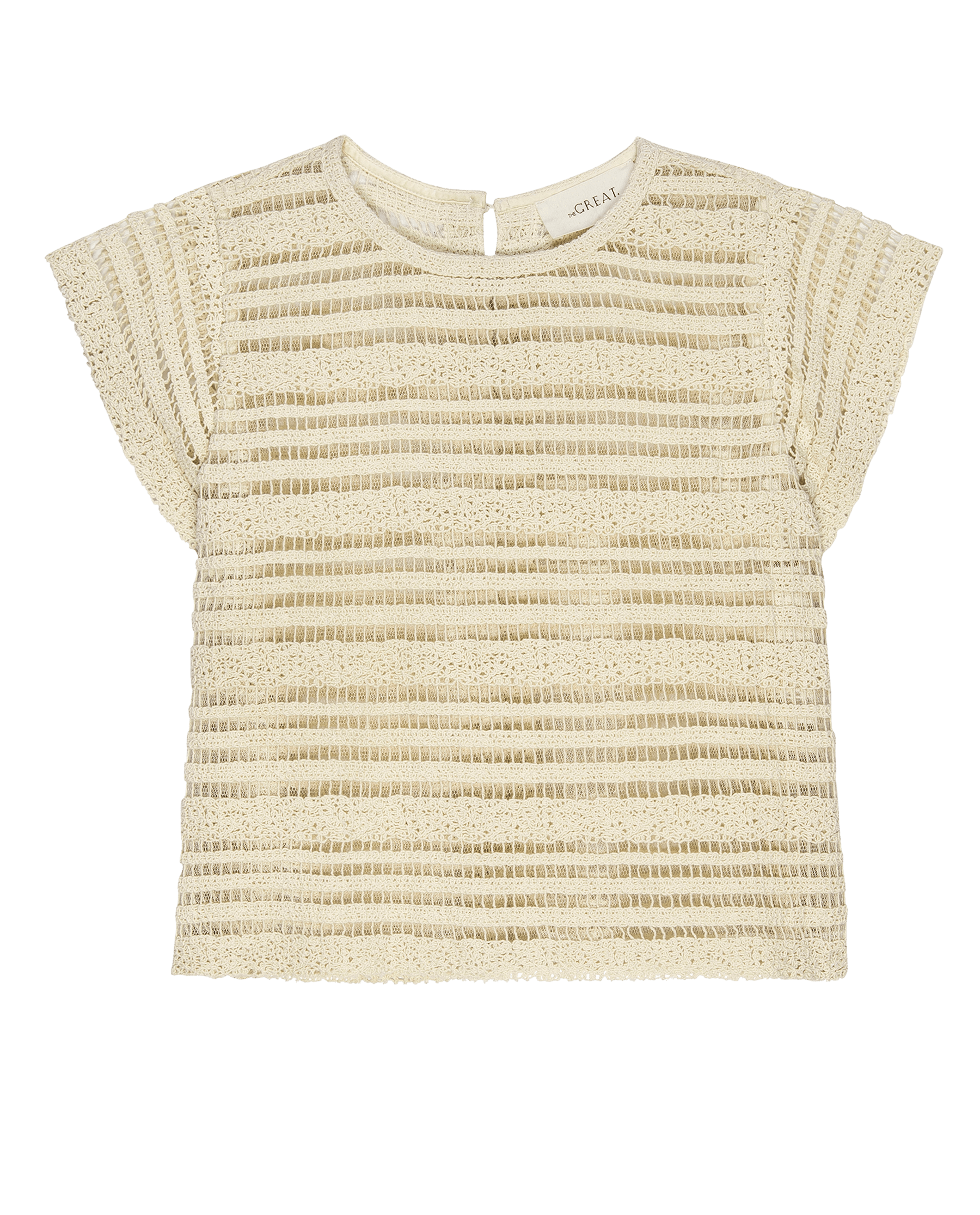 The Memento Top. -- Cream SHIRTS THE GREAT. FALL 24 D1