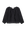 The Bodega Top with Studs by THE GREAT. SP25 POPLIN is a black long-sleeve blouse featuring a deep V-neckline and silver studs on the neckline, sleeves, and hem, adding a chic and sophisticated touch to any outfit.