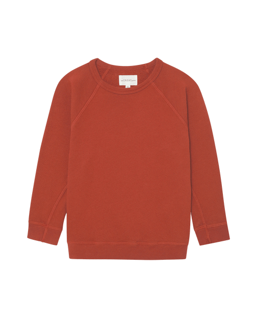 The Little College Sweatshirt. Solid -- Brick