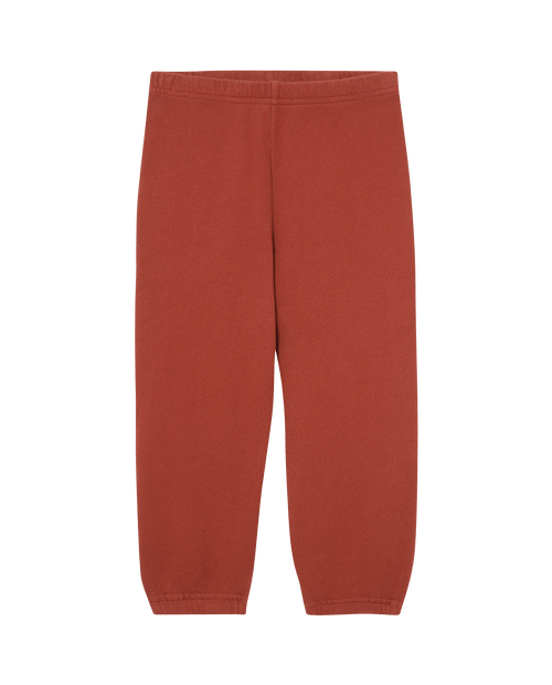 The Little Stadium Sweatpant. Solid -- Brick