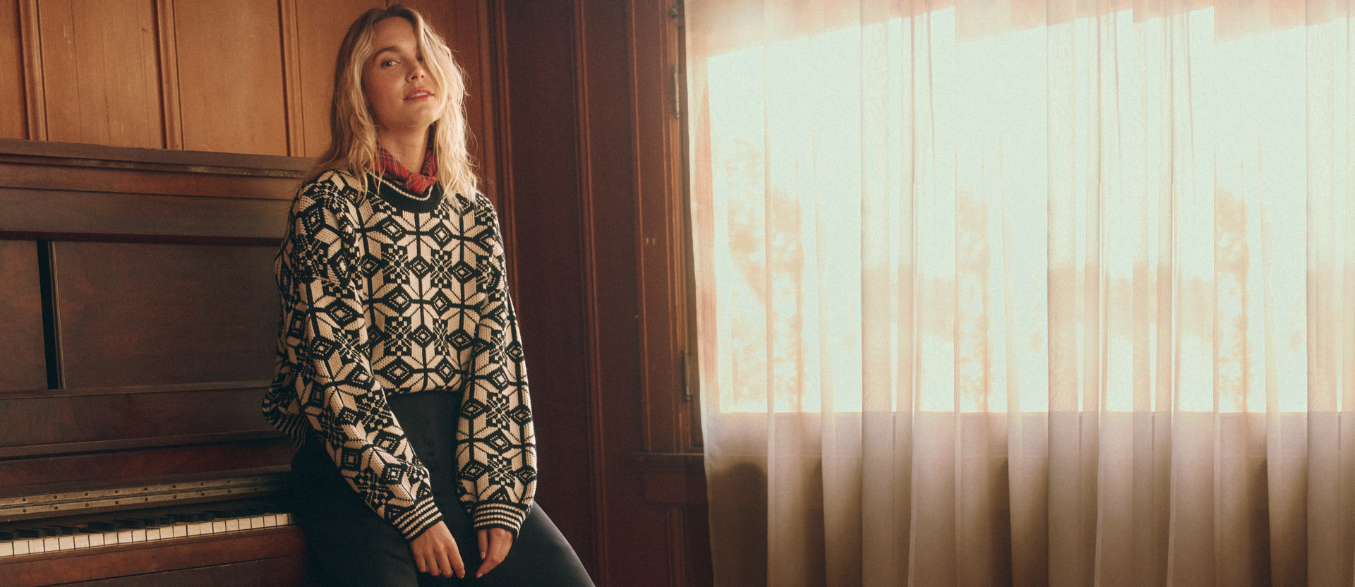 Featuring the Snowflake Pullover.