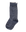 The Sweatshirt Sock by THE GREAT. SP25, in navy blue, exemplifies cozy fashion with its blue and gray marled wool against a black backdrop.