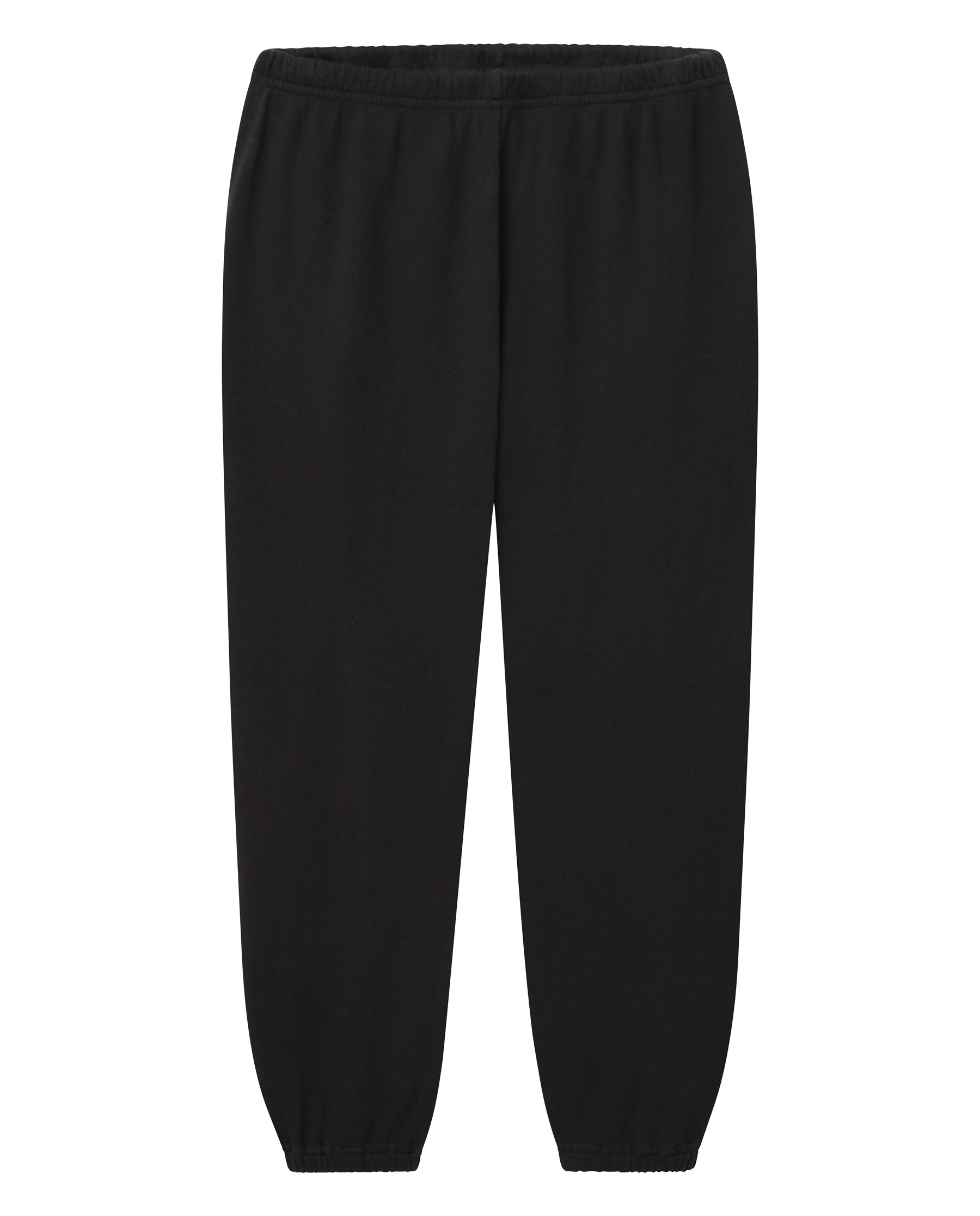 The Stadium Sweatpant. Solid -- ALMOST BLACK – The Great.