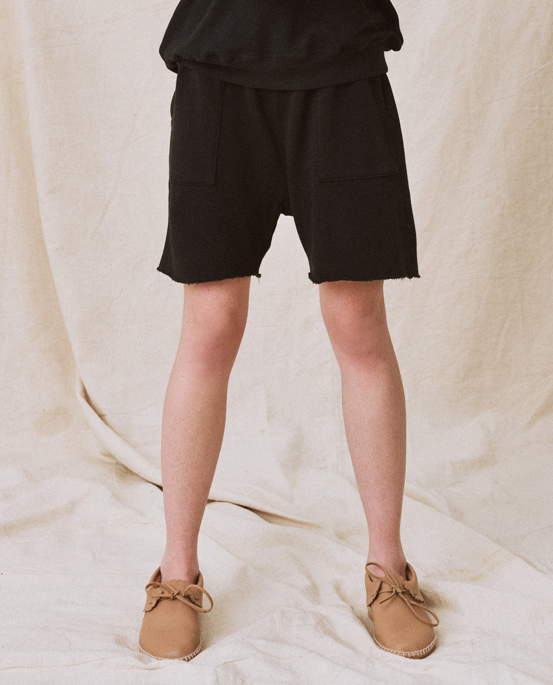The Patch Pocket Sweat Short. -- Almost Black