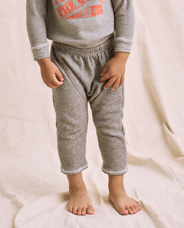 The Little Gym Pant. -- Varsity Grey SWEATPANTS THE GREAT. FALL21 D2 LITTLE SALE