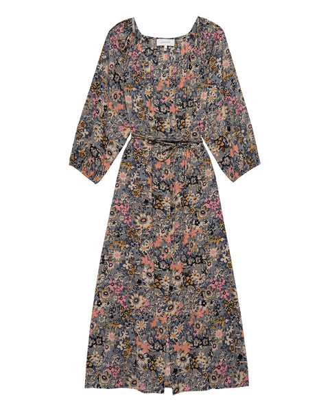 The Shoreline Cover-Up. -- Navy Heirloom Floral – The Great.