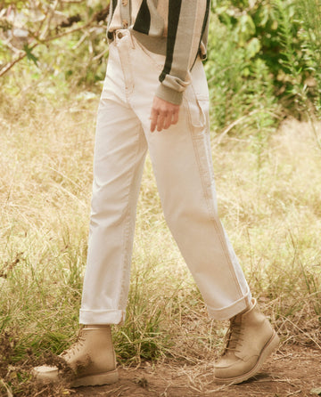 The Carpenter Pant. -- Natural TWILL BOTTOM THE GREAT. SP23 D2 SALE